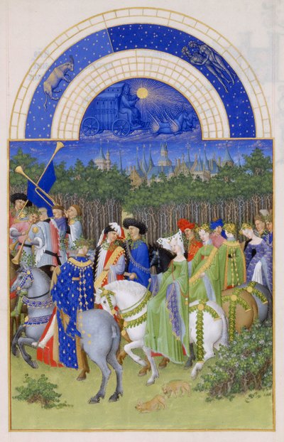 Très Riches Heures du Duc de Berry by Frères Limbourg